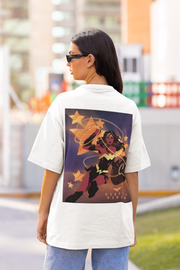 Official Wonder Woman Running Oversize T-shirt