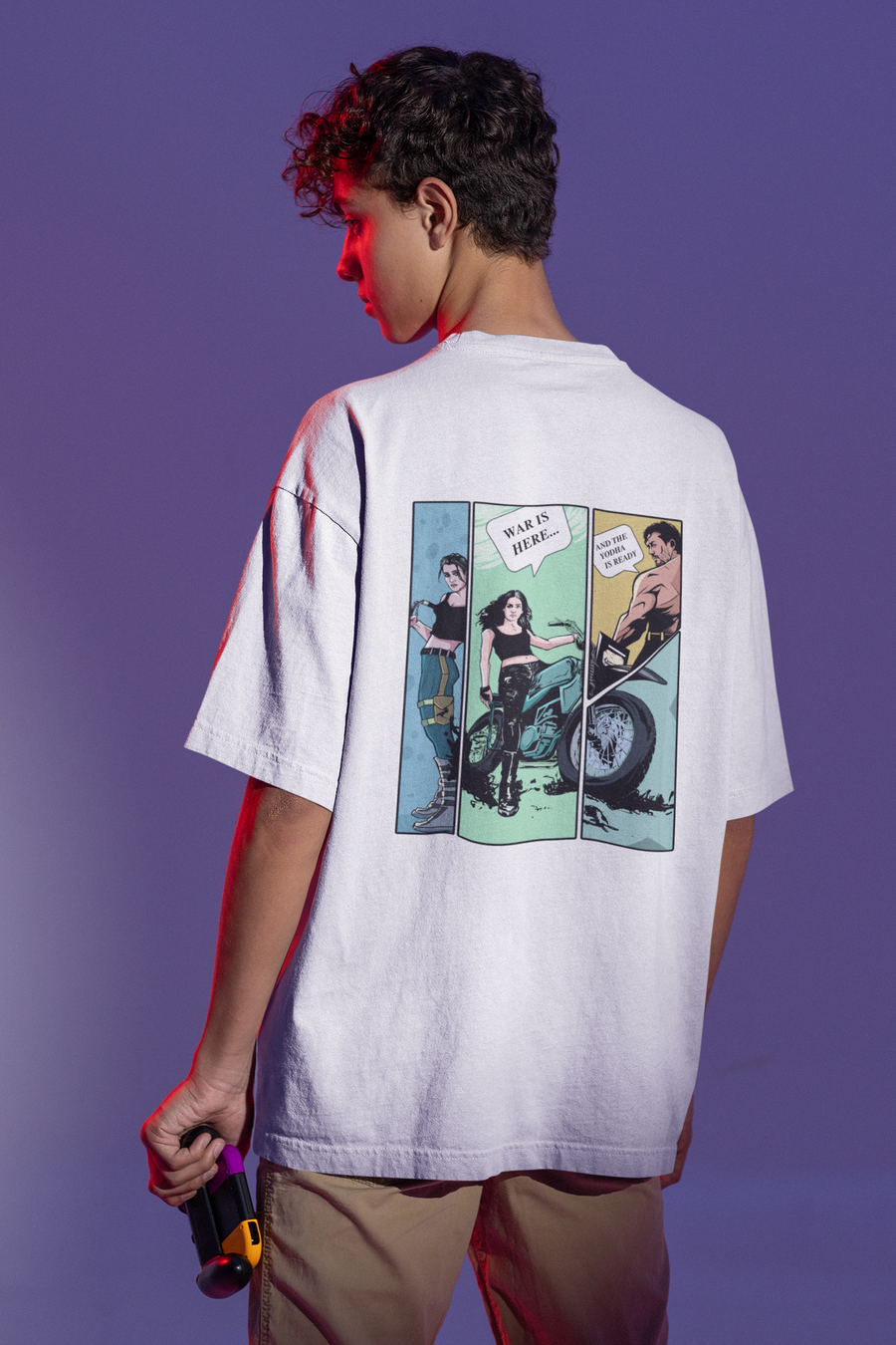 Official Ganapath Comic Book Oversize Tee