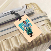 Official Dunki Airlines PVC Luggage Tags (Pack of 2)