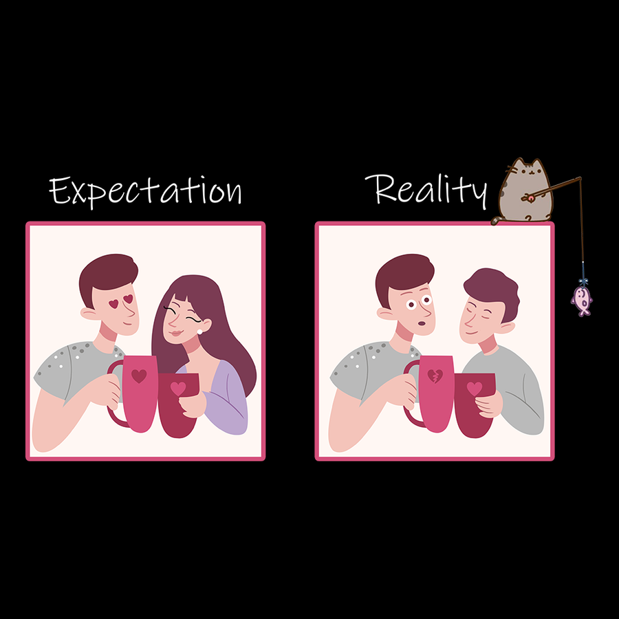 Expectations vs Reality Oversize T-shirt