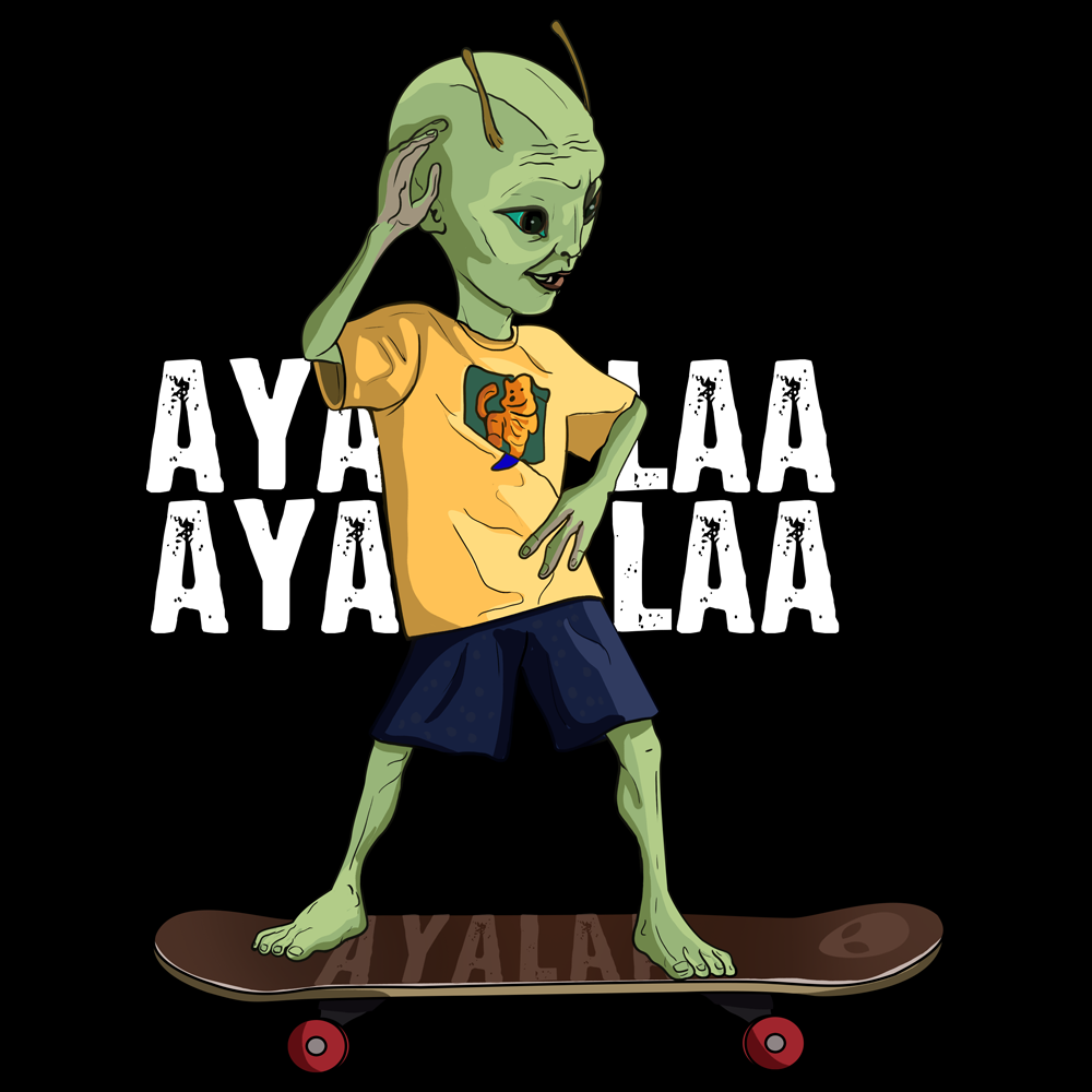 Official Ayalaan Skateboard Hoodie