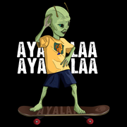 Official Ayalaan Skate Board Oversize T-Shirt