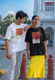 Official Pushpa 2 Inspired Sketch Oversized T-Shirt