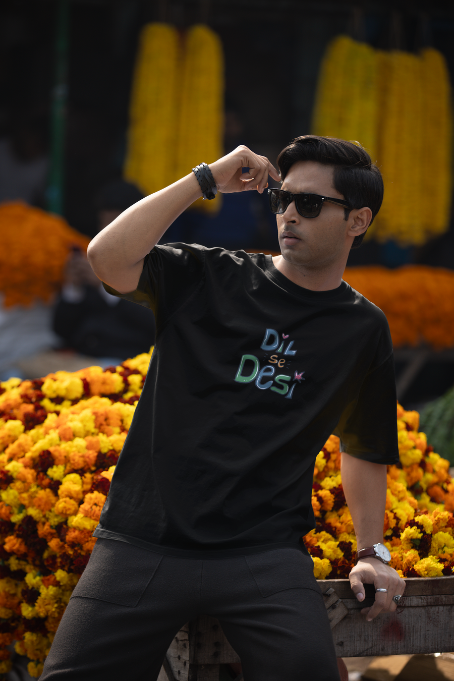 Dola Re (Men Reprise) Dil se Desi Oversize T-shirt