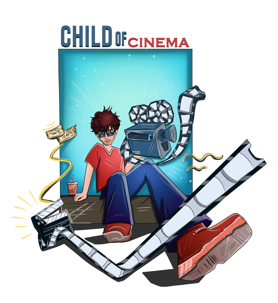 Child Of Cinema - Oversized Reel Edit (Premium 200 GSM)