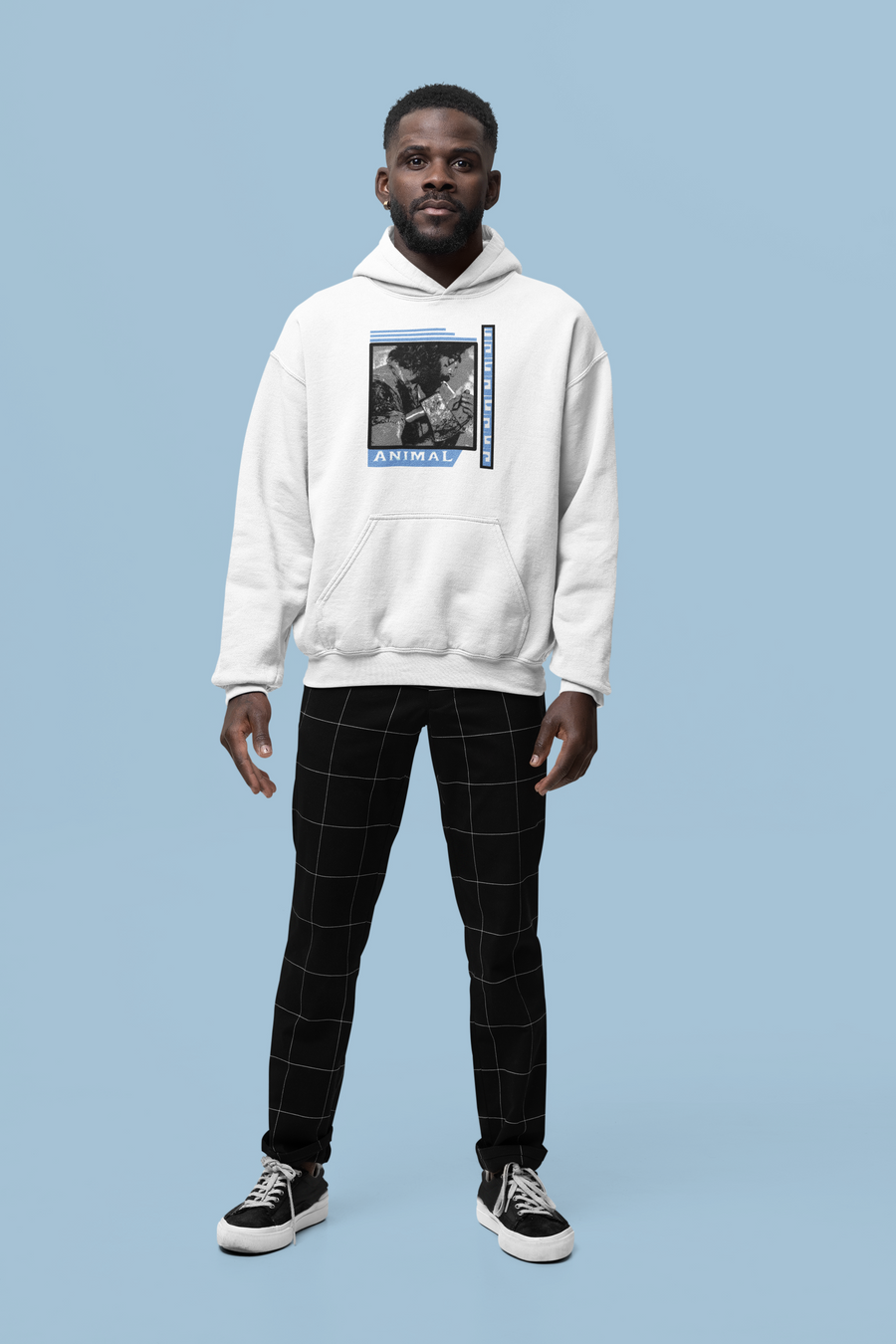 Blue animal hoodie hotsell
