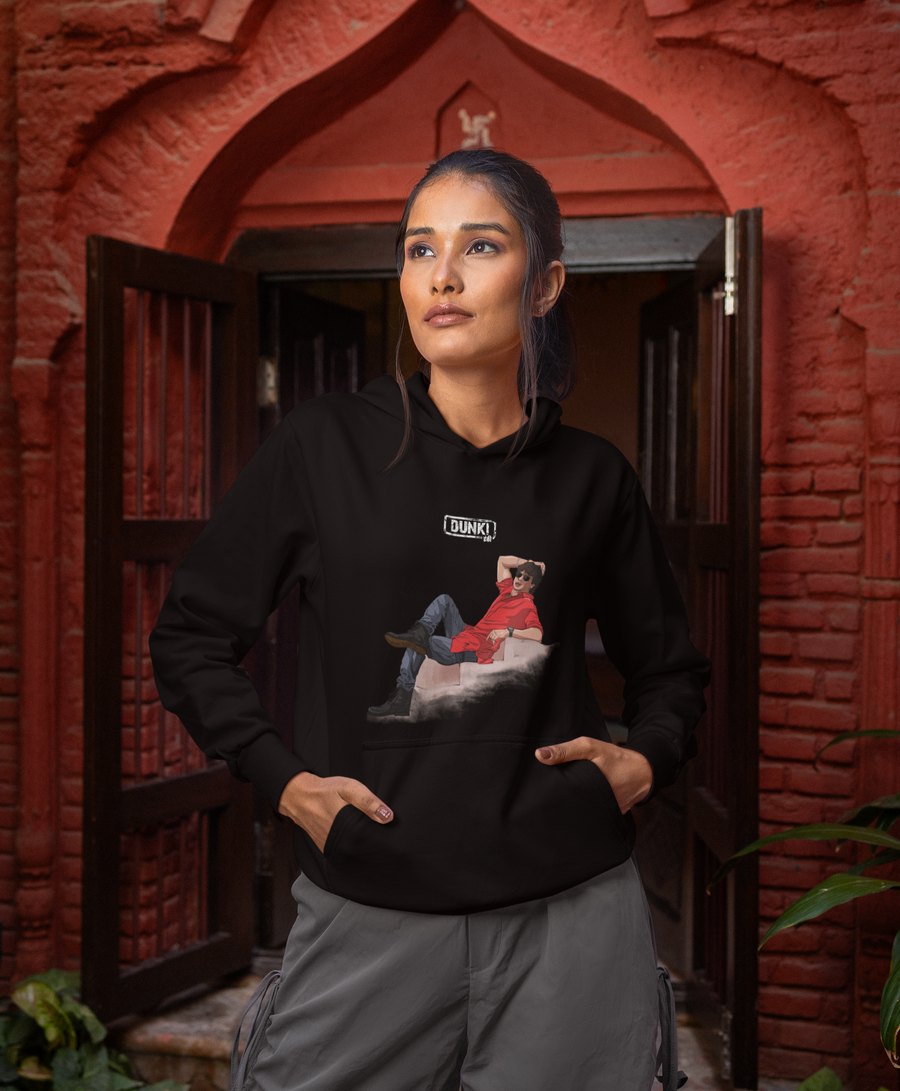 Red 2025 fleece hoodie