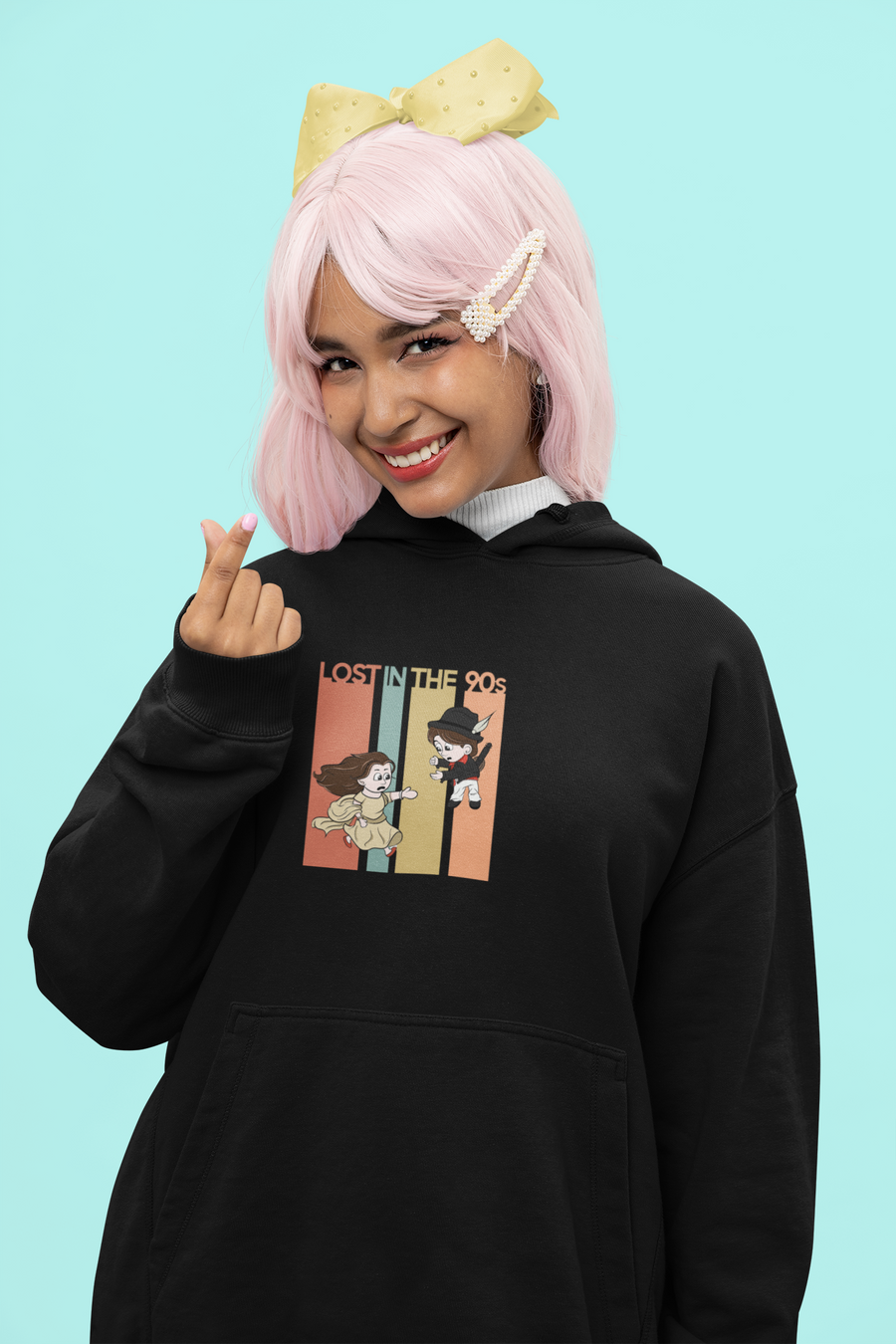 Lost in the 90s - Hoodie Nostalgia Fit