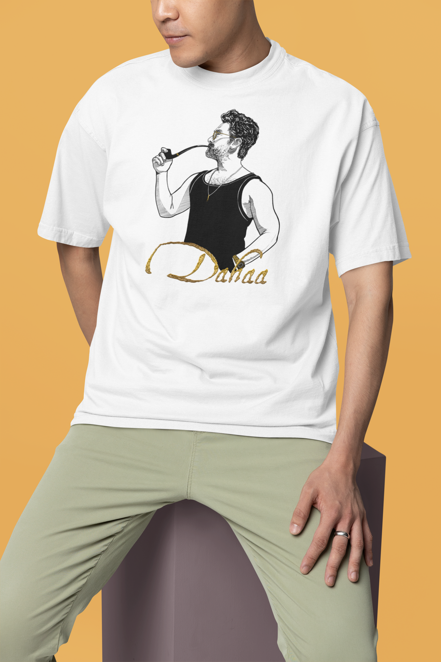 Officially Licensed The Blockbuster Movie "Coolie" Inspired Printed Iconic Code Oversized T-shirt