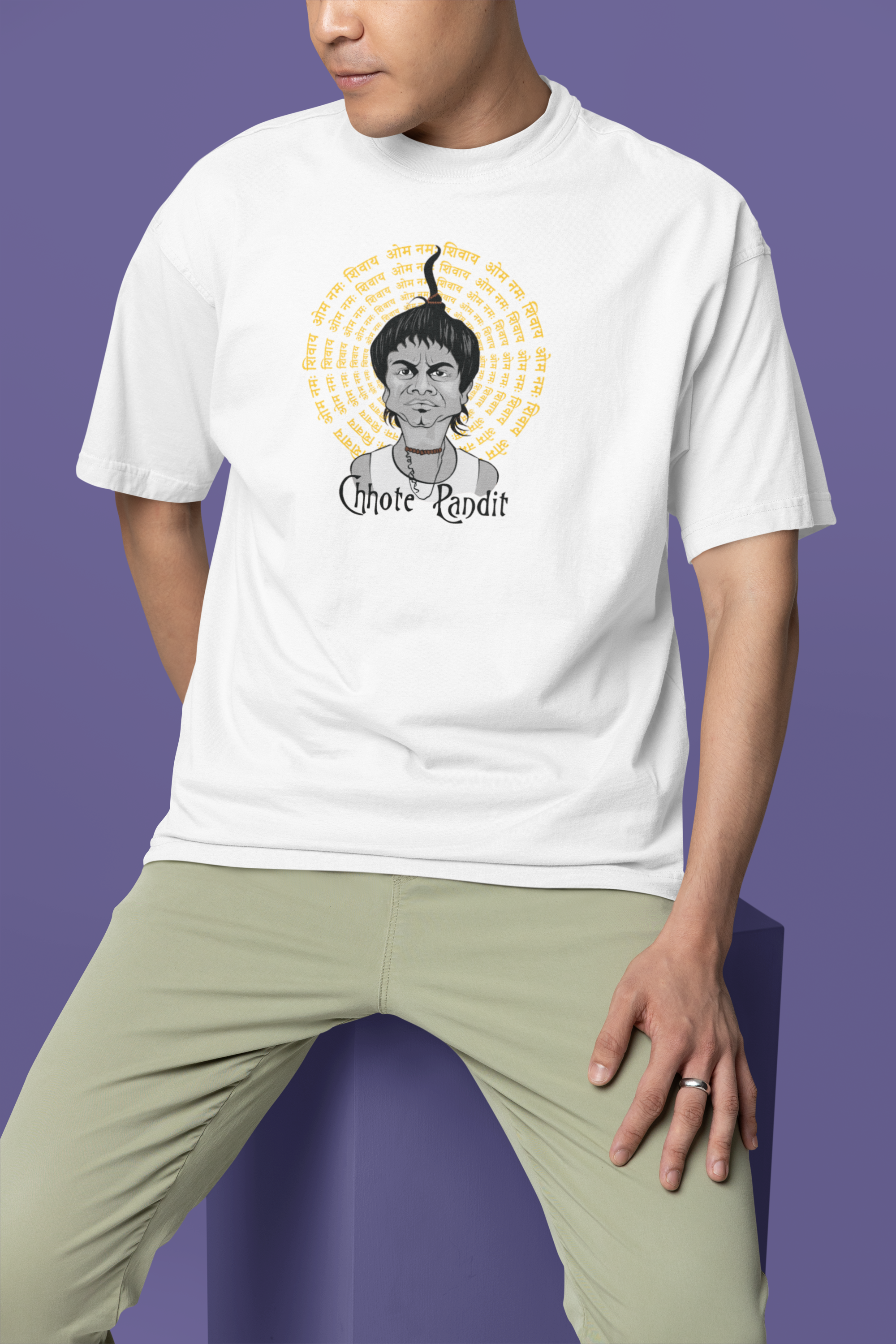 BB3 Inspired Chhote Pandit Oversized Tshirt