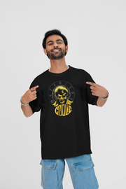 Officially Licensed The Blockbuster Movie "Coolie" Inspired Time Clock Oversized T-shirt