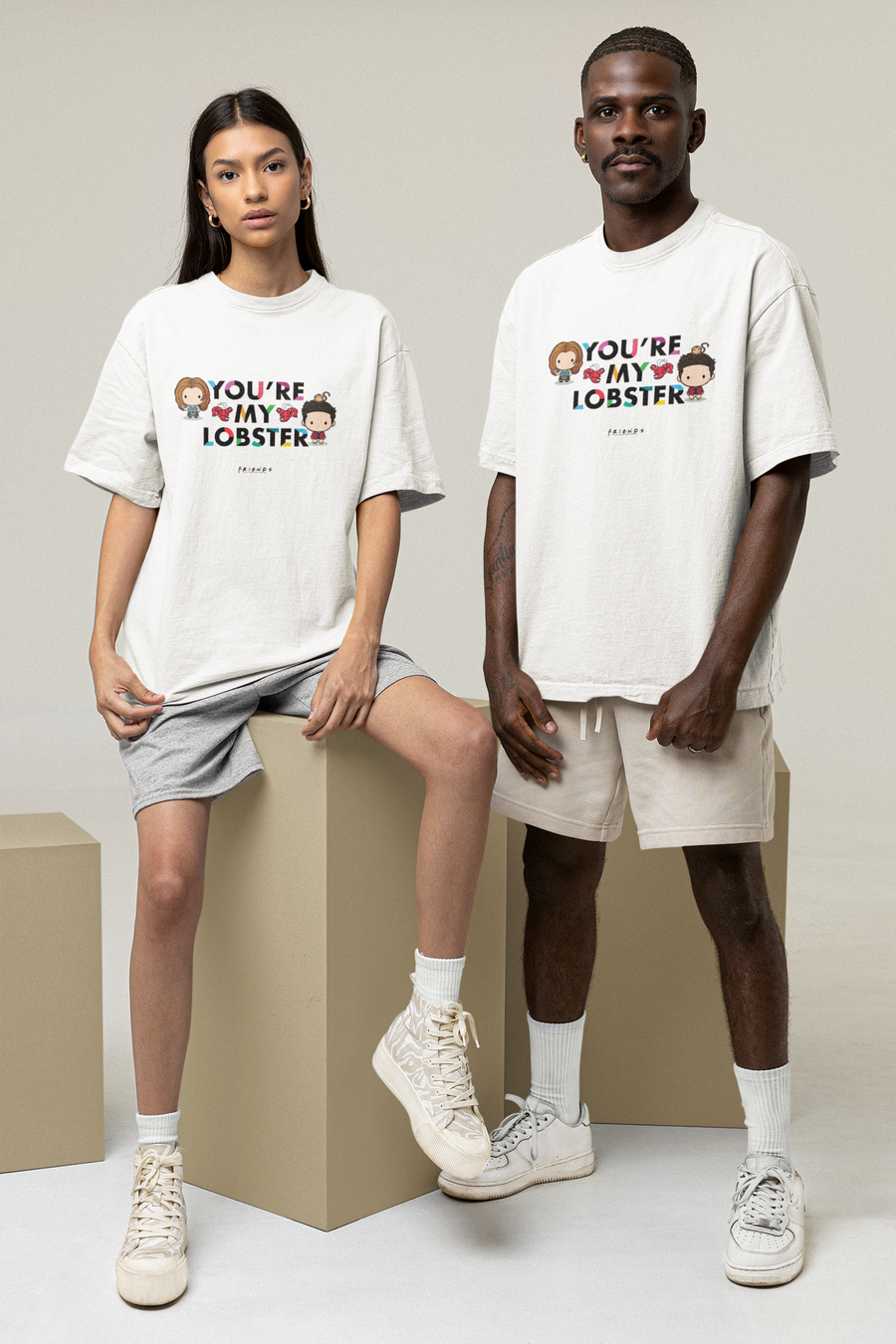 Official Friends - Ross and Rachel Oversize T-shirt