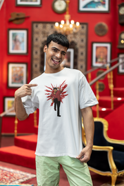 Officially Licensed Gamechanger Inspired Superstar Ramcharan Sketch Oversized T-shirt