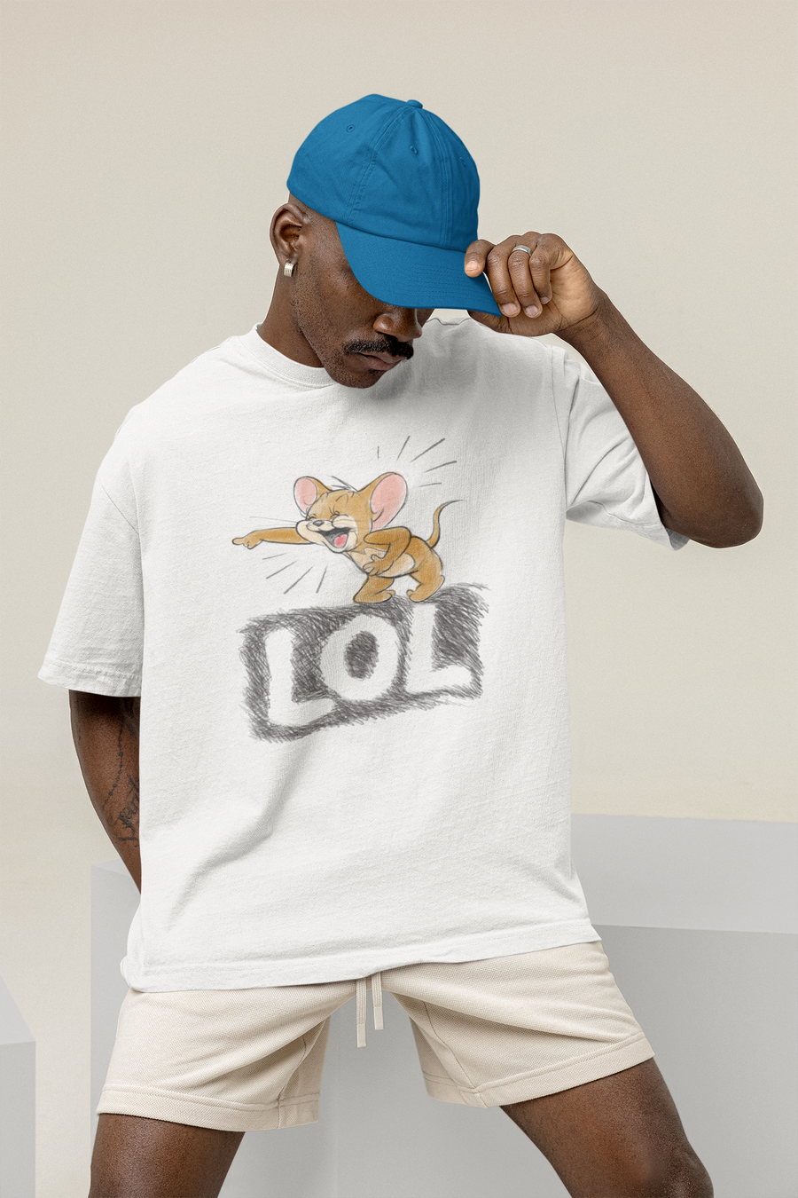 Official Tom & Jerry - LOL Oversized T-Shirt