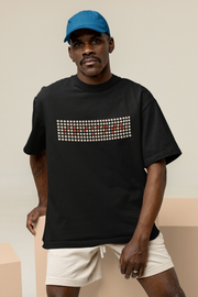 Official Srikanth Braille Graphic Oversized T-Shirt