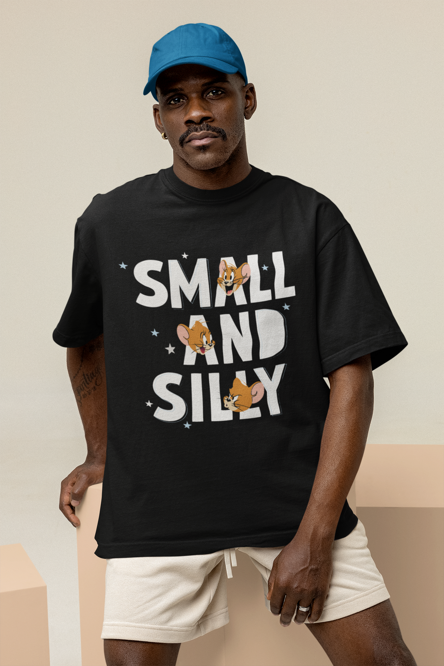 Official Tom & Jerry - Small & Silly Oversized T-Shirt