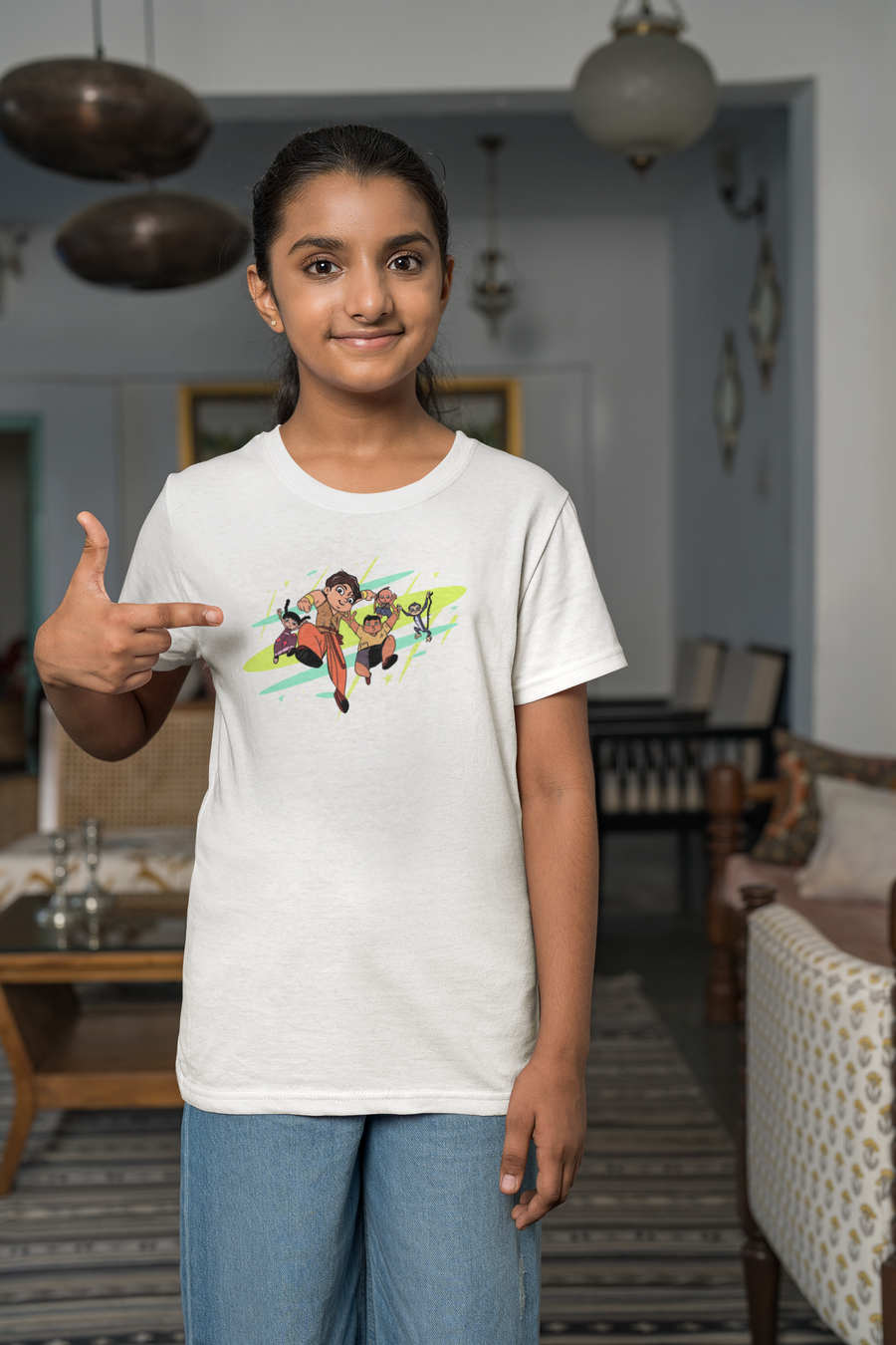 Official Chota Bheem Gang Kids T-shirt