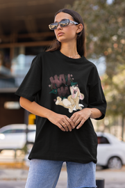 Official Tom & Jerry - Jerry Laughing Oversized T-Shirt