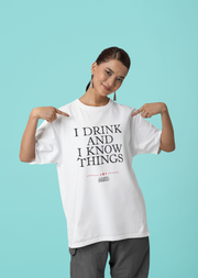 Official GOT - I Drink, I Know Oversize T-shirt