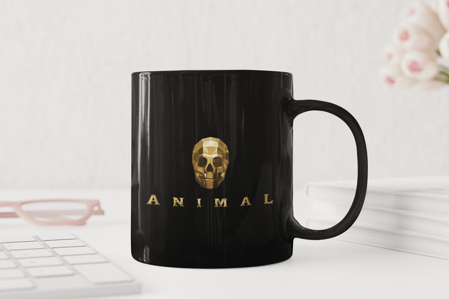 Official Animal Black Ceramic Coffee Mug
