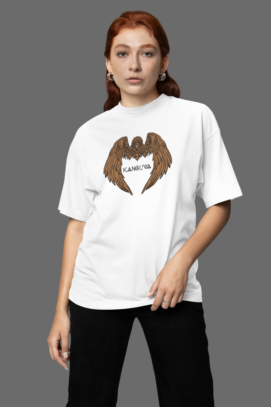 Kanguva Inspired Eagle design oversized Tshirt