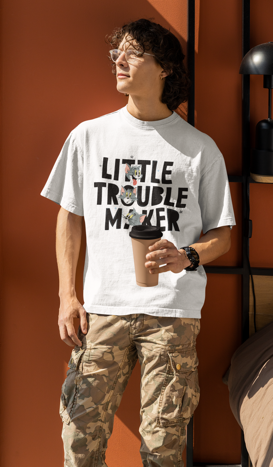 Official Tom & Jerry - Little Trouble Maker Oversized T-Shirt