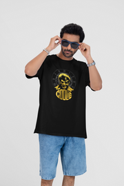 Officially Licensed The Blockbuster Movie "Coolie" Inspired Time Clock Oversized T-shirt