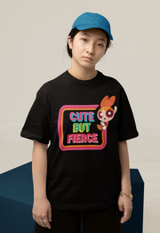 Official Powerpuff Girls Cute But Fierce Oversized T-Shirt