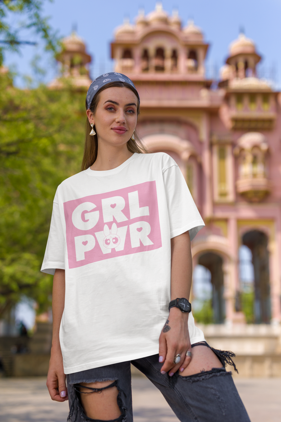 Official Powerpuff Girls Power Oversized T-Shirt