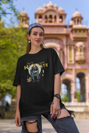 Official Srikanth on Chair Graphic Oversized T-Shirt