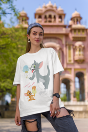 Official Tom & Jerry - Sweet Treat Oversized T-Shirt