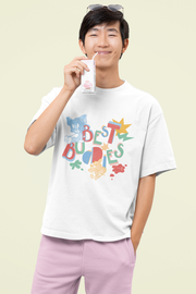 Official Tom & Jerry - Best Buddies Oversized T-Shirt