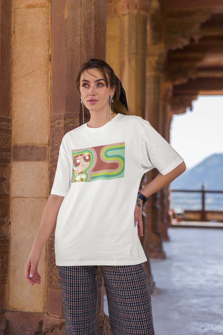 Official Powerpuff Girls Buttercup Girl Oversized T-Shirt