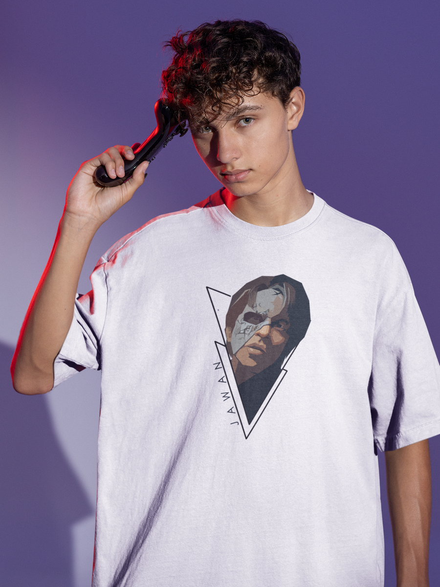 Jawan Official King Element Artwork T Shirt Bollywoo Collection