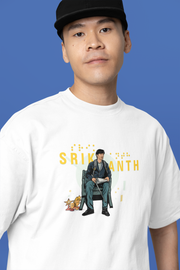 Official Srikanth on Chair Graphic Oversized T-Shirt