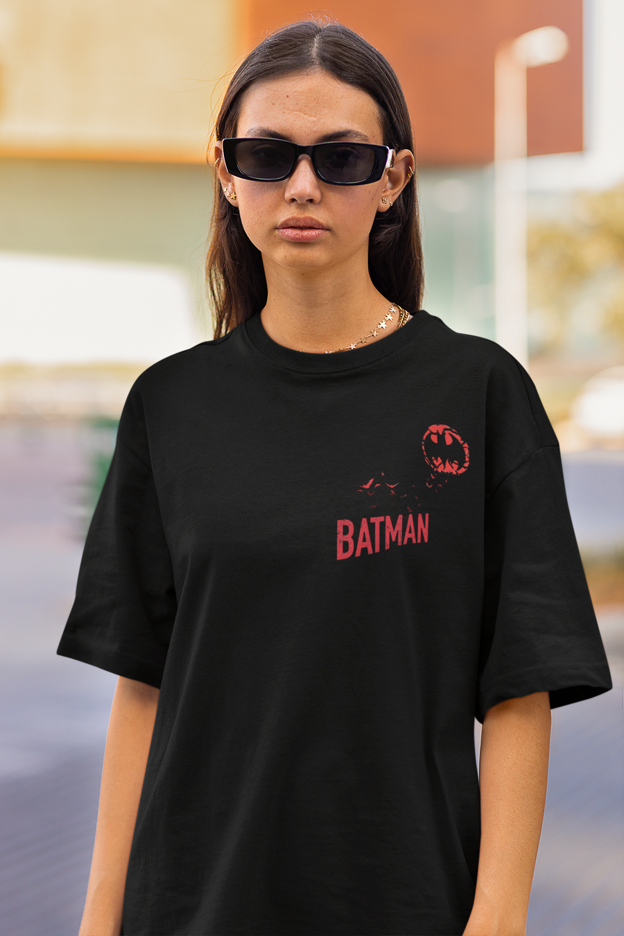 Official Batman Walking Oversize T-shirt
