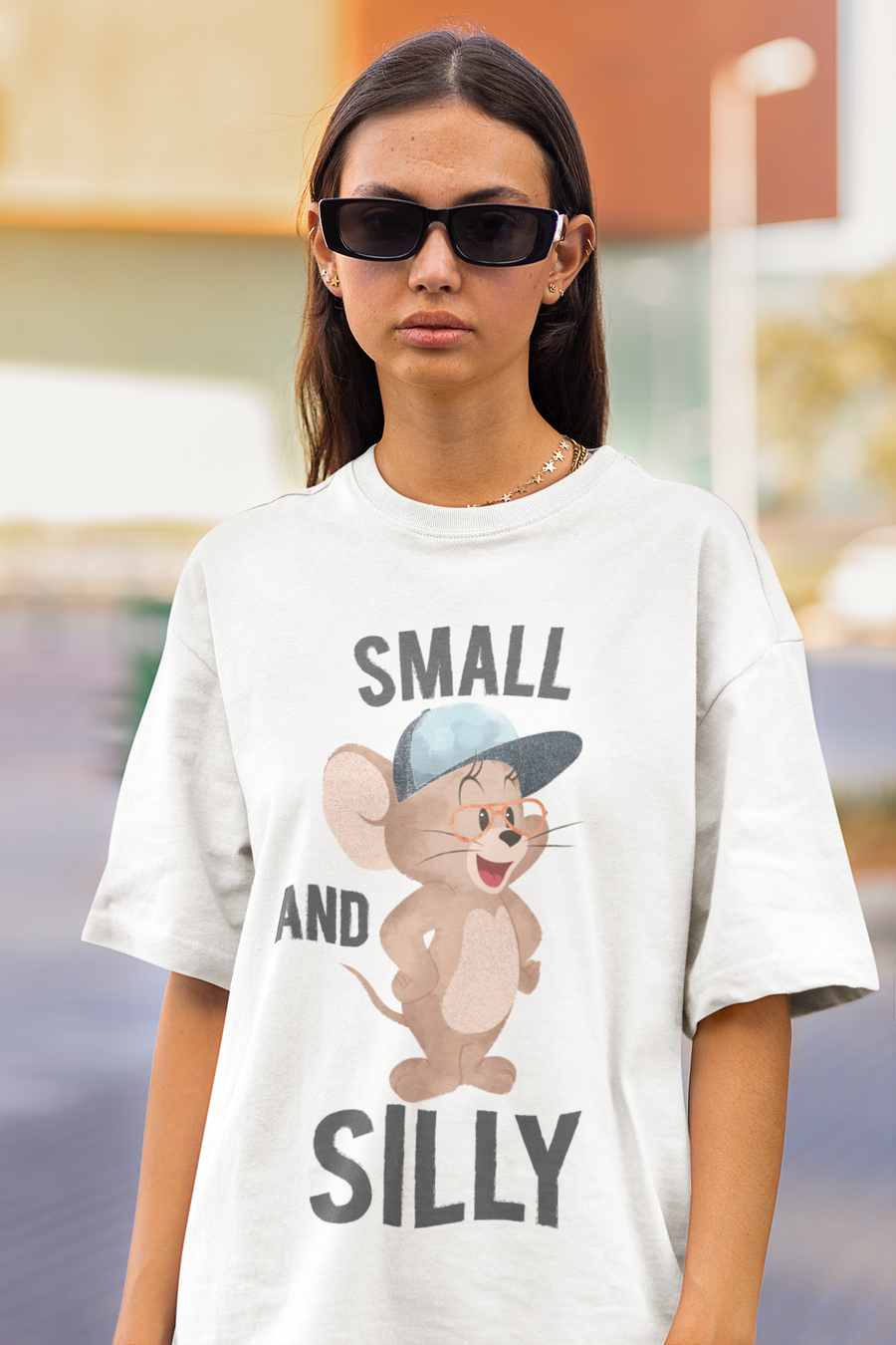 Official Tom & Jerry - Small & Silly Oversized T-Shirt