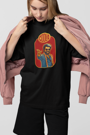 Officially Licensed The Blockbuster Movie "Coolie" Inspired SWAG ENTRY Oversized T-shirt
