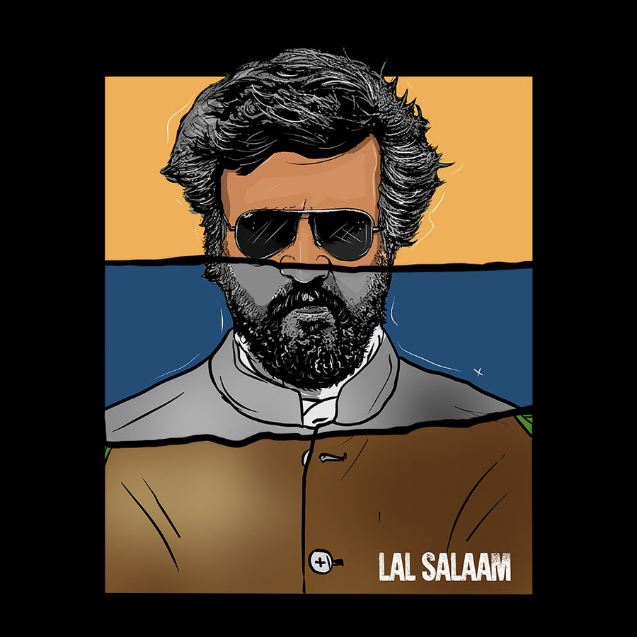 Official Lal Salaam Moideen Bhai Graphic Oversize T-Shirt