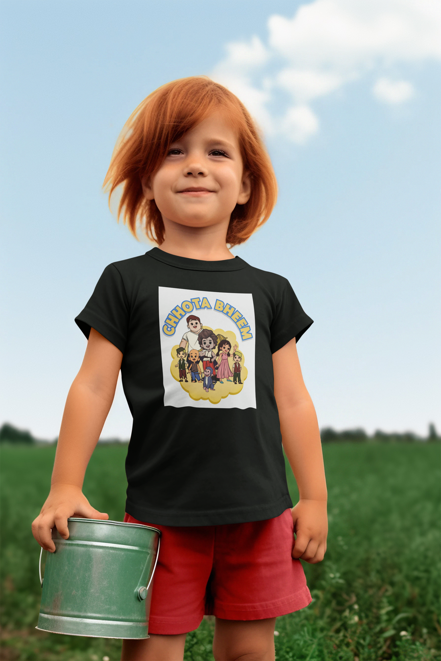 Official Chota Bheem Mastijade Kids T-shirt