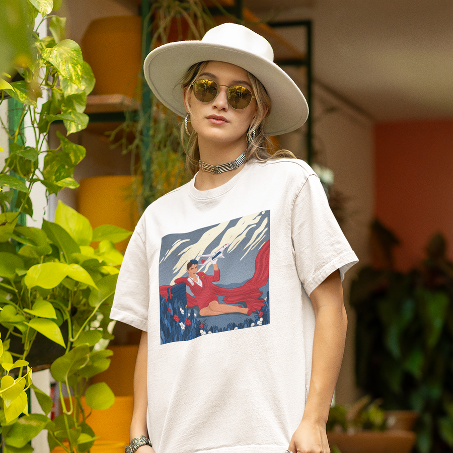 Official Crew on Duty Graphic Oversize T-shirt