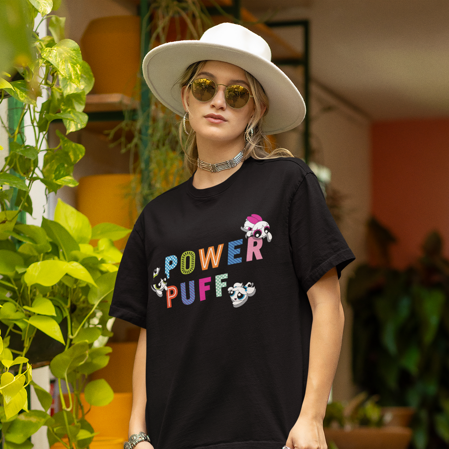 Official Fight Like A Powerpuff Girls Oversized T-Shirt