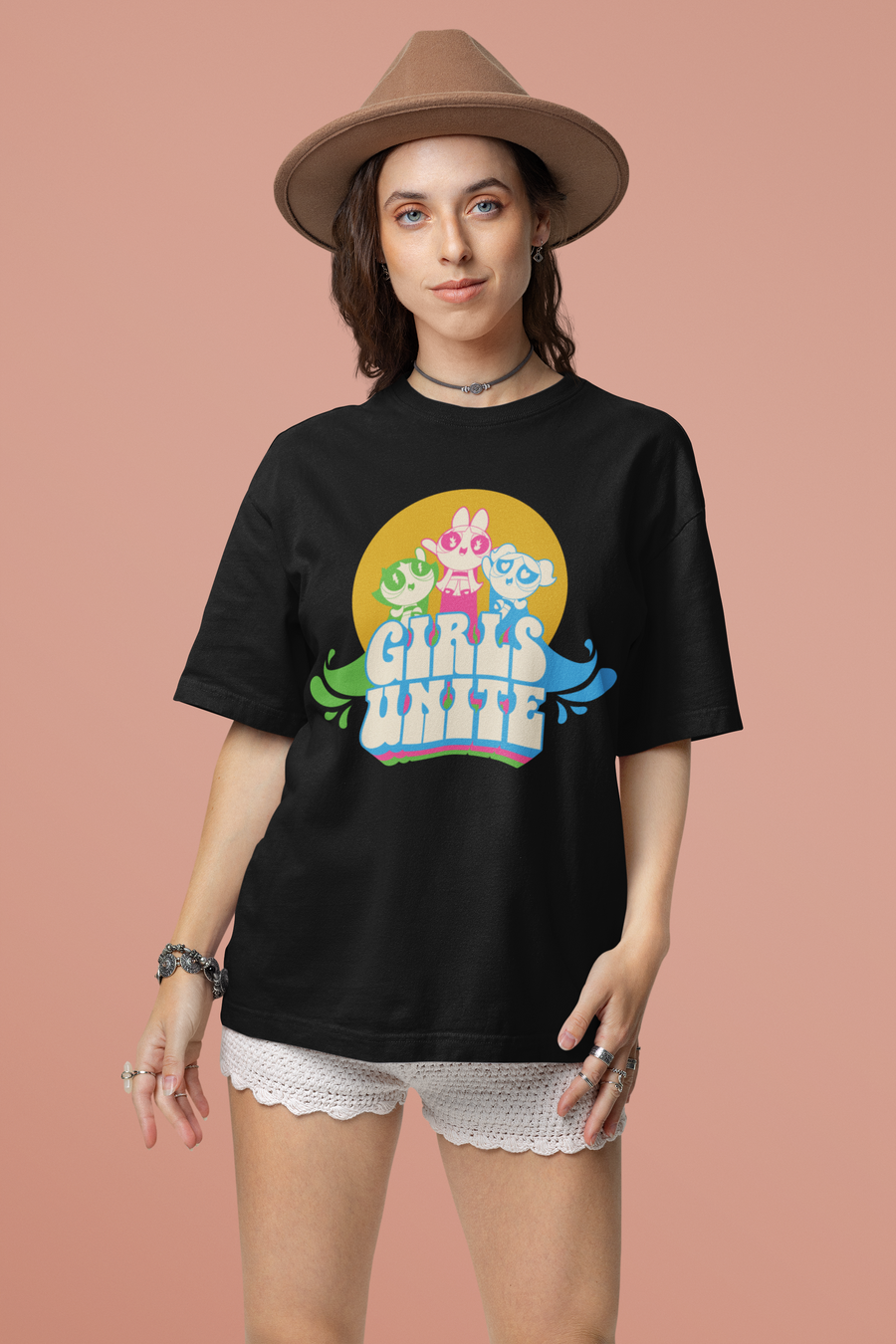 Official Powerpuff Girls Unite Oversized T-Shirt