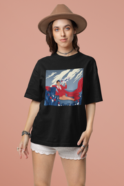 Official Crew on Duty Graphic Oversize T-shirt