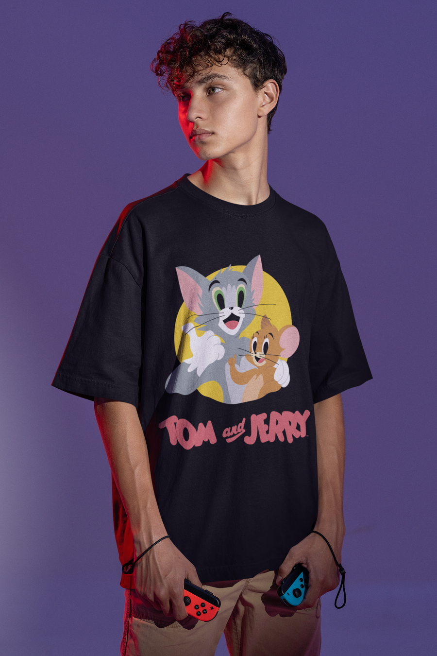 Official Tom & Jerry Oversized T-Shirt