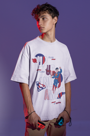 Official Superman - Up And Away Oversize T-shirt