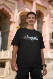 Official Dunki Airlines Oversize T-shirt