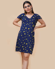 Banana Print Dress