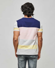 Multicolored Panelled T-Shirt