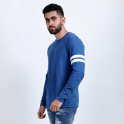 Turquoise Blue Full  Sleeve T-Shirt